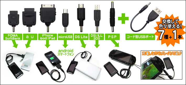 �t���R�l�N�^7���+�R�[�h�^USB�|�[�g1�{
