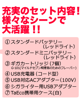 TaEco�X�^���_�[�h�M�K���i���e