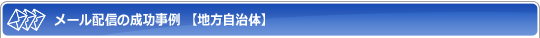 地方自治体での成功事例